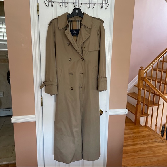 Burberry Khaki Trench Coat with Belt